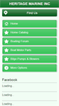 Mobile Screenshot of heritagemarineinc.com